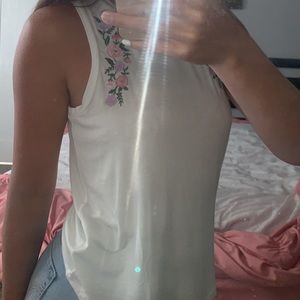 Cute white tank top
